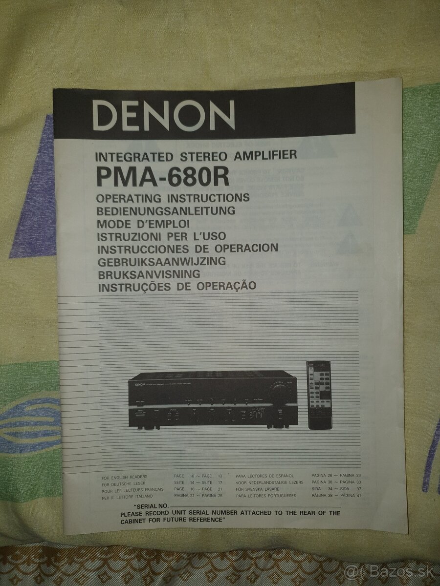 Denon PMA 680R zosilňovač s D.O. - 8