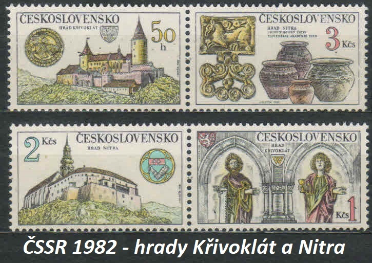 Poštové známky, filatelia: ČSR+ČSSR, slávne série C - 8