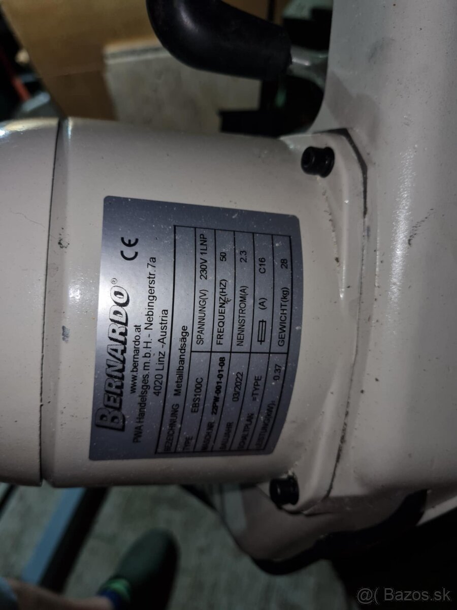 Pásová píla na kov Bernardo EBS 100 C - 8