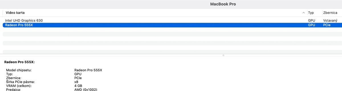 MacBook Pro 15" 2018 16/500GB Space Gray + ZÁRUKA - 8