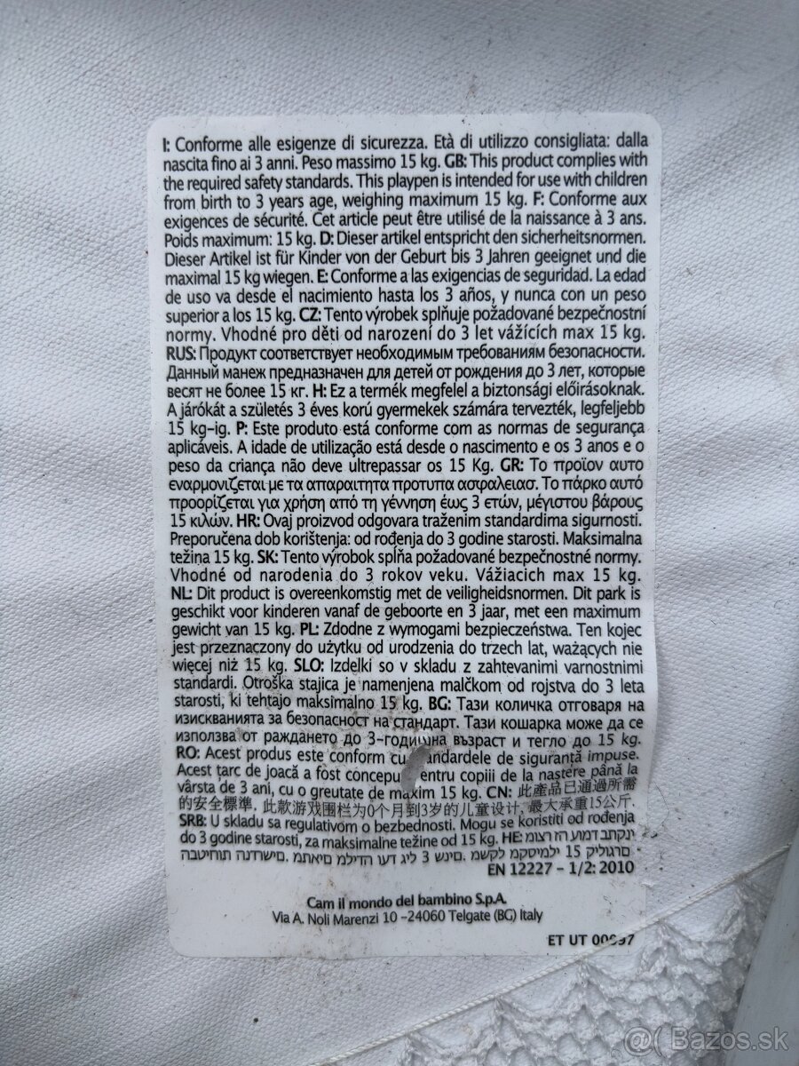 Detská ohrádka skladacia - 8