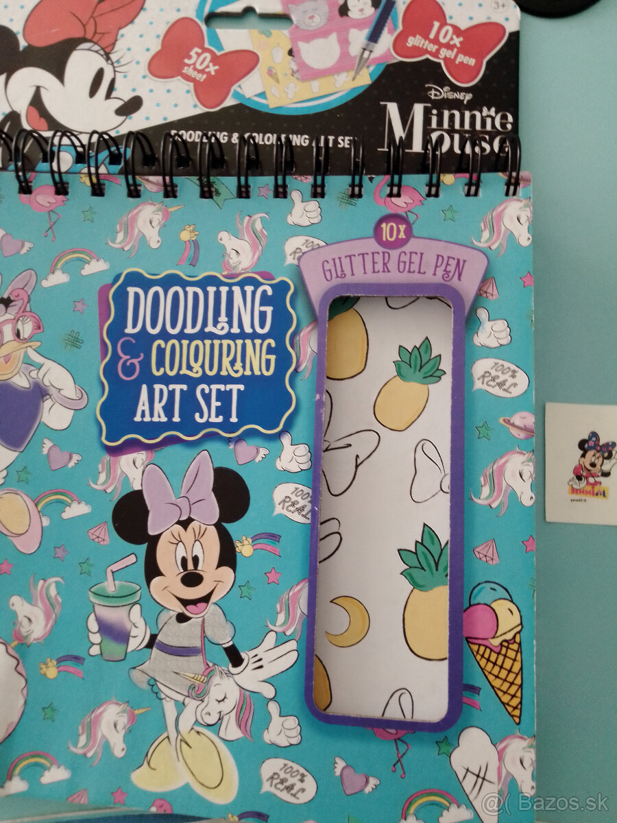 Set Minnie mouse-figúrka"gigantická",taška,pohár,doplnky - 8