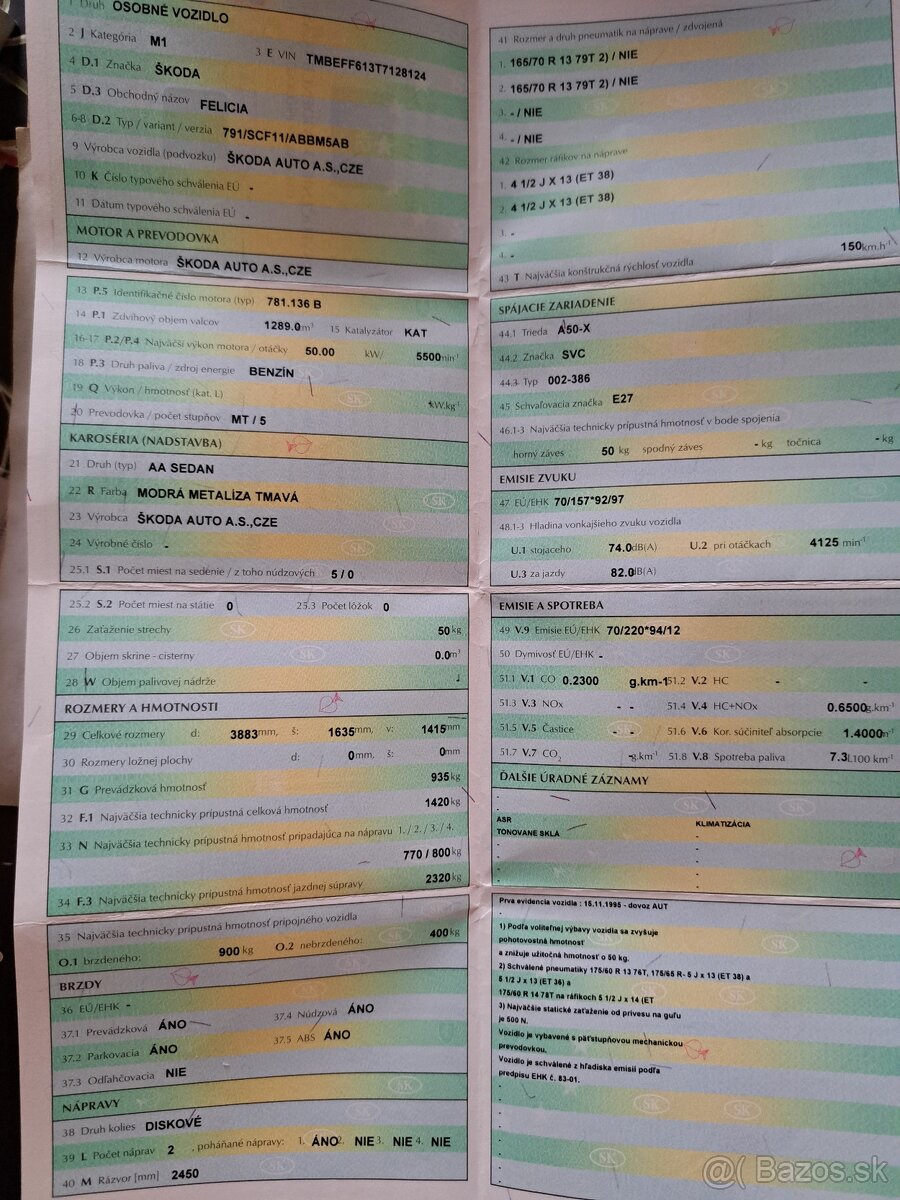 Predám Felicia 95 - 8