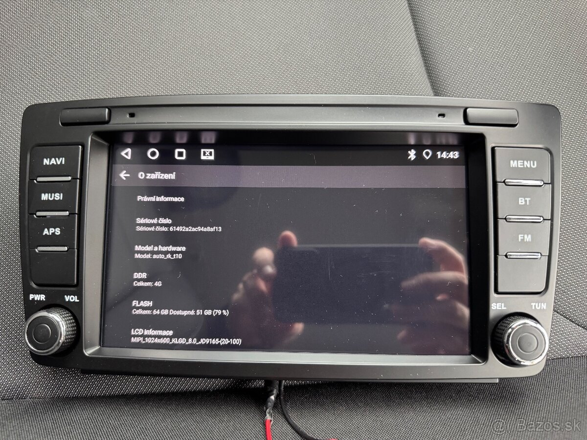 Android 8” s carplay a android auto - 8