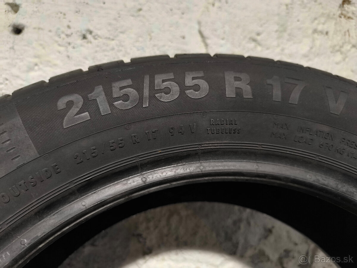 215/55 R17 Letné pneumatiky Continental 4 kusy - 8