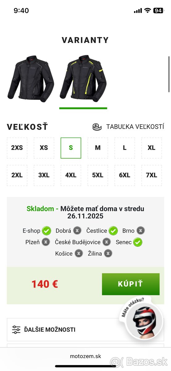 Bunda na motorku Ozone - 8