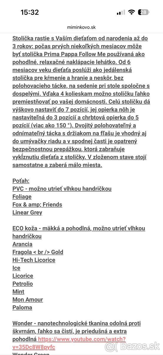 Peg Perego Prima Pappa Follow me stolička - 8