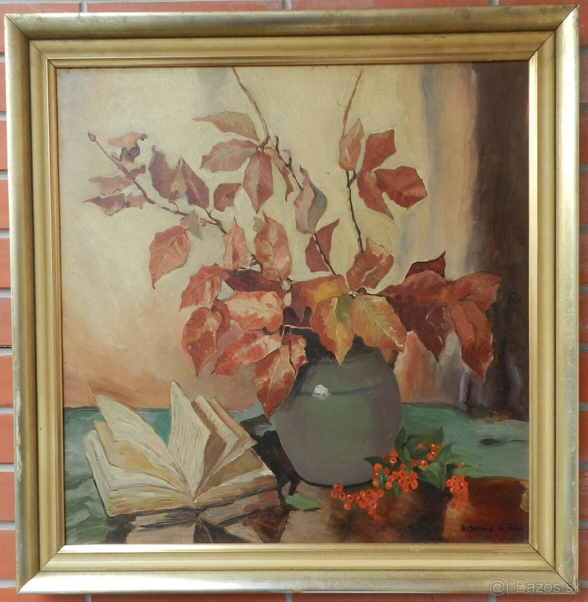 Starožitné obrazy s motívom zátišia - 8