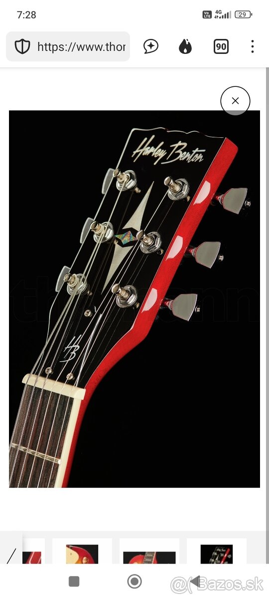 Elektrická gitara Harley Benton - 8