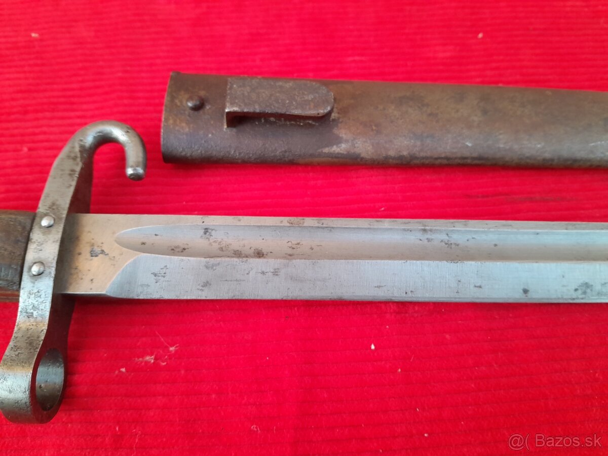 Bodák Mannlicher 1895 poddôstojník ČSR,bodák pre mužstvo. - 8