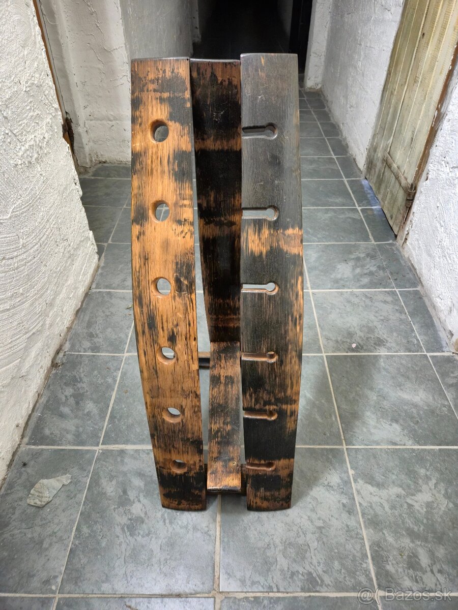 Stojan na vínove flaše a poháre - 8