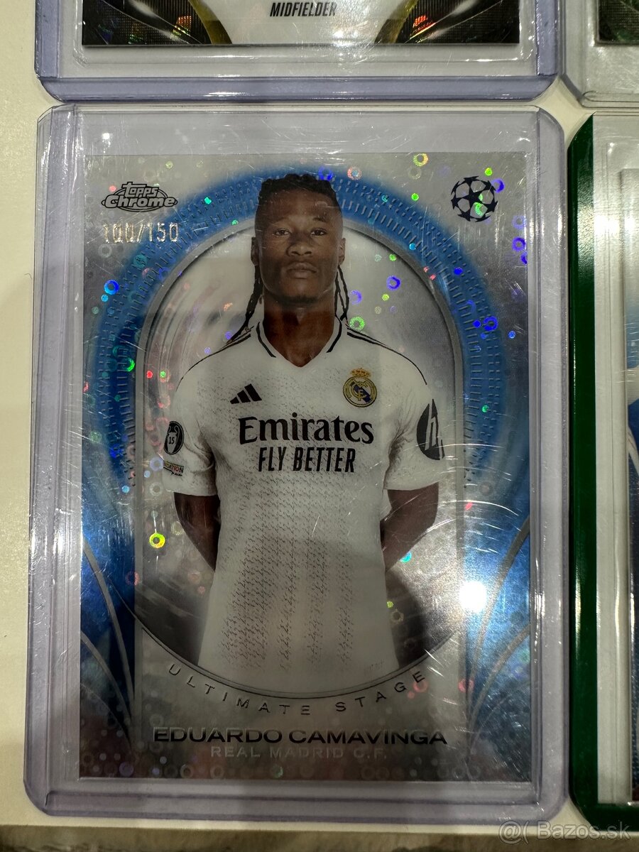 TOPPS CHROME FUTBALOVÉ KARTY LIMITOVANÉ KARTIČKY - 8