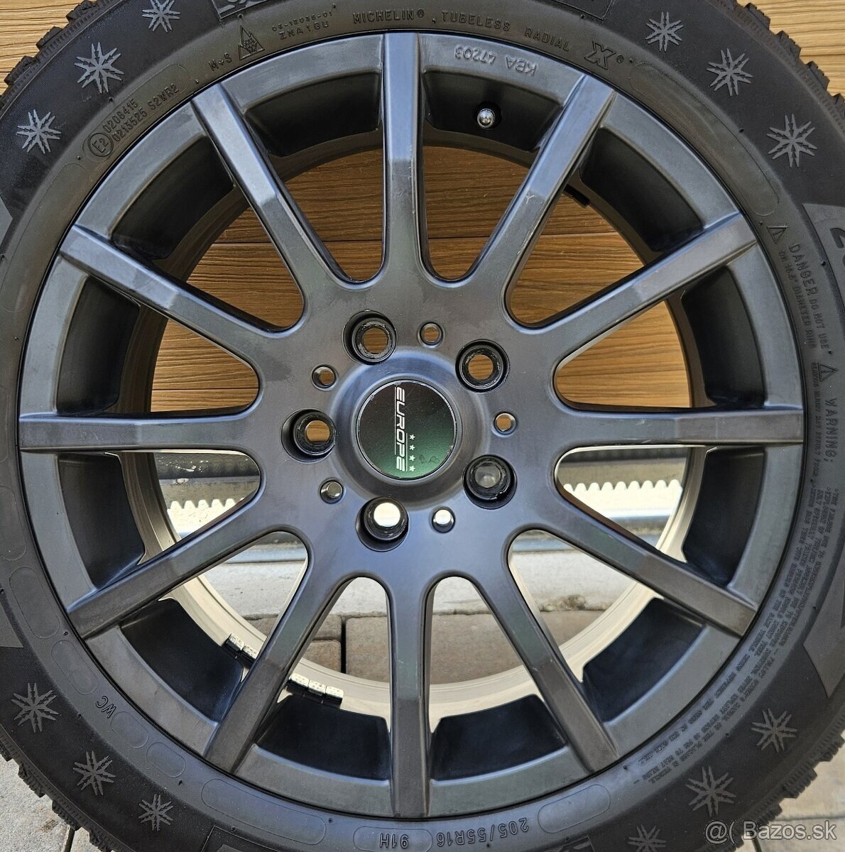 Matné čierne disky 5x112 r16 - 8