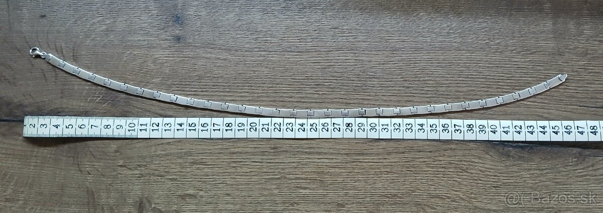 Masívny strieborný náhrdelník - 8