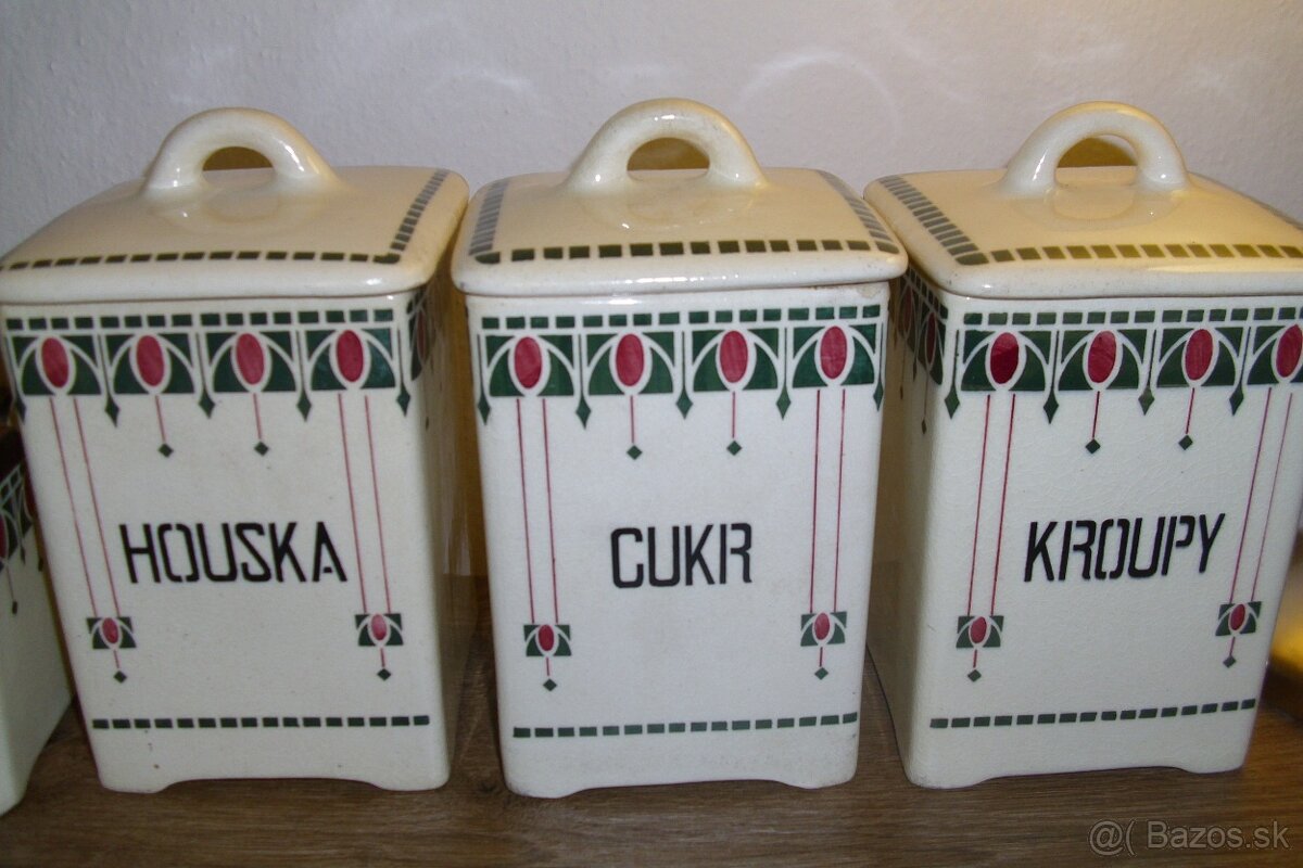 Secese-kameninové kořenky. - 8