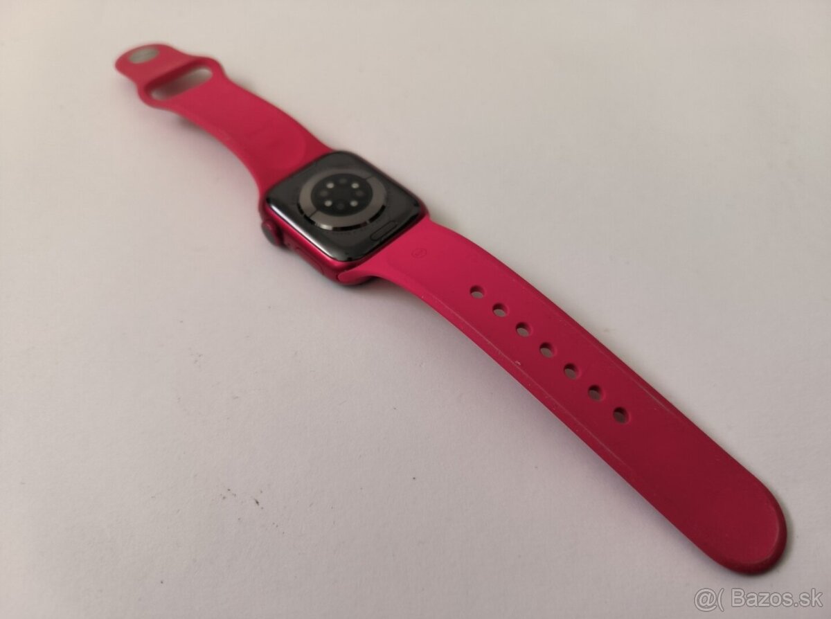 apple watch 7 41mm Red / Batéria 85% - 8