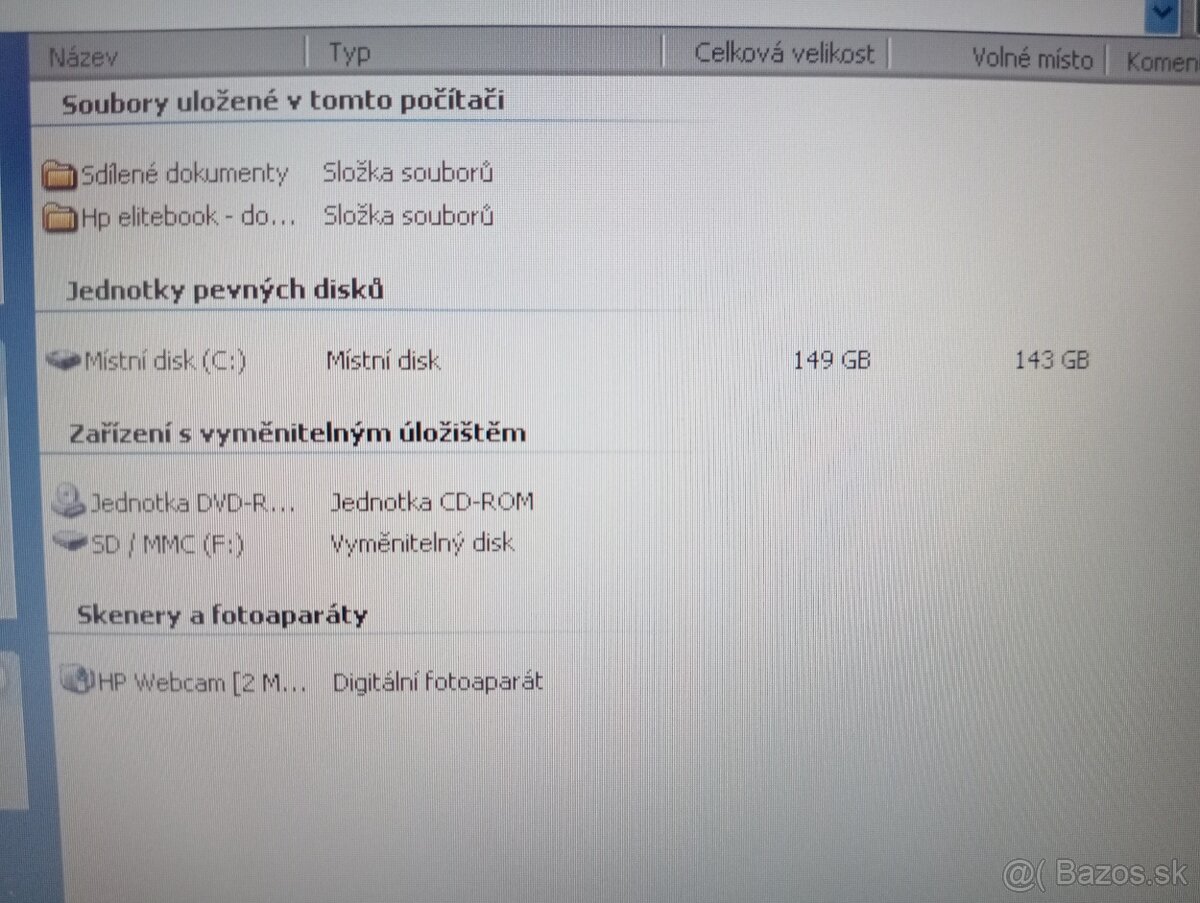 HP elitebook 2540p ,Intel® Core™ i7 ,4gb ram ,Windows XP - 8