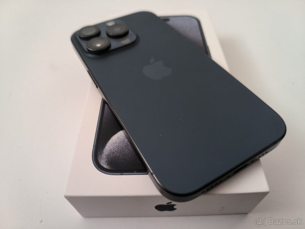 apple iphone 15 PRO 128gb Blue 100% Batéria - 8