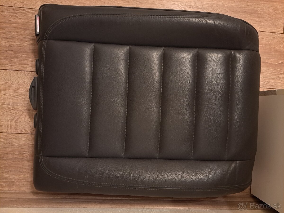 Predám sedačky VW Touareg 7L čierna Koža - 8