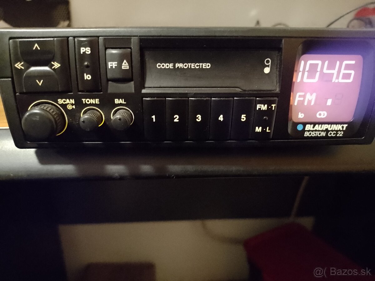 Predám radio Blaupunkt Boston cc22 - 8