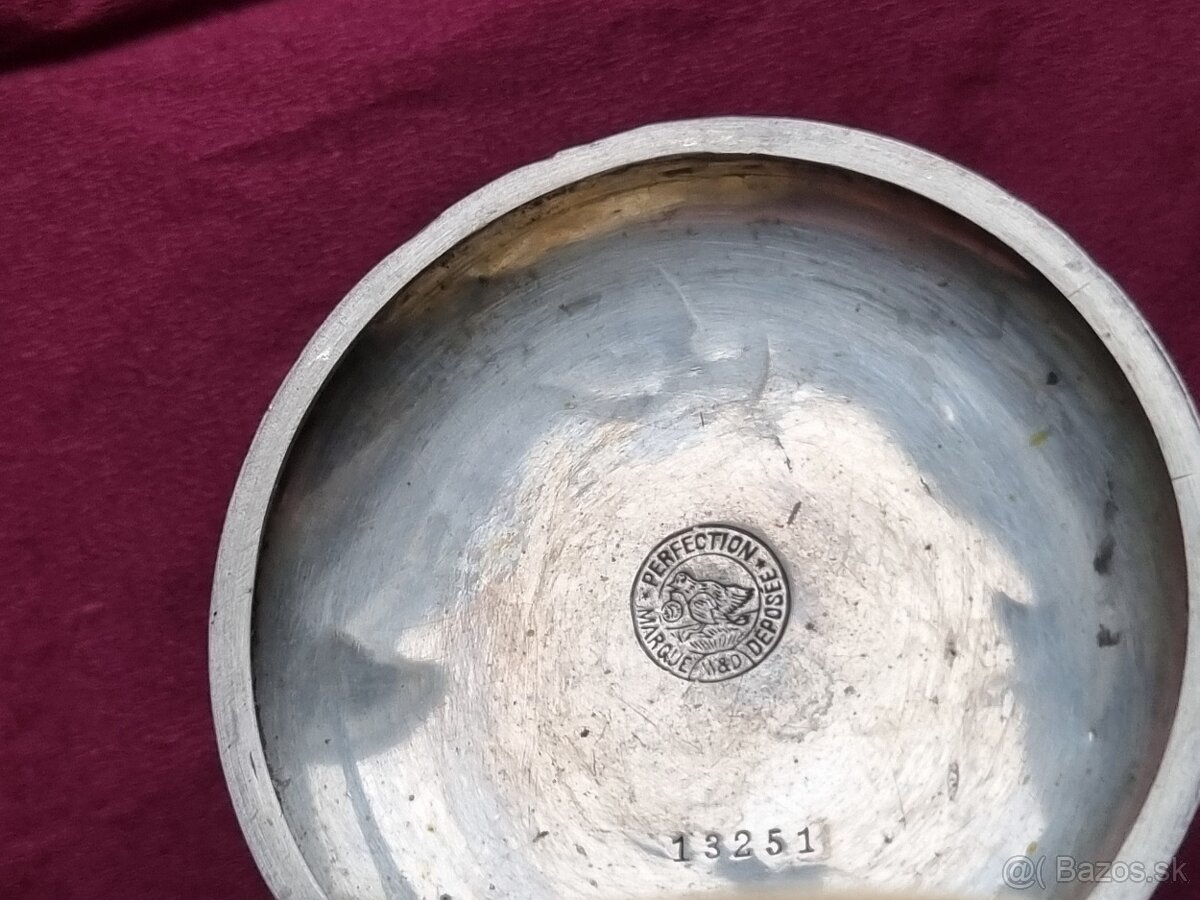 Veľké,strieborné vreckové hodinky. - 8