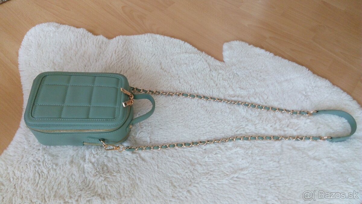 Crossbody kabelka mentolová - 8