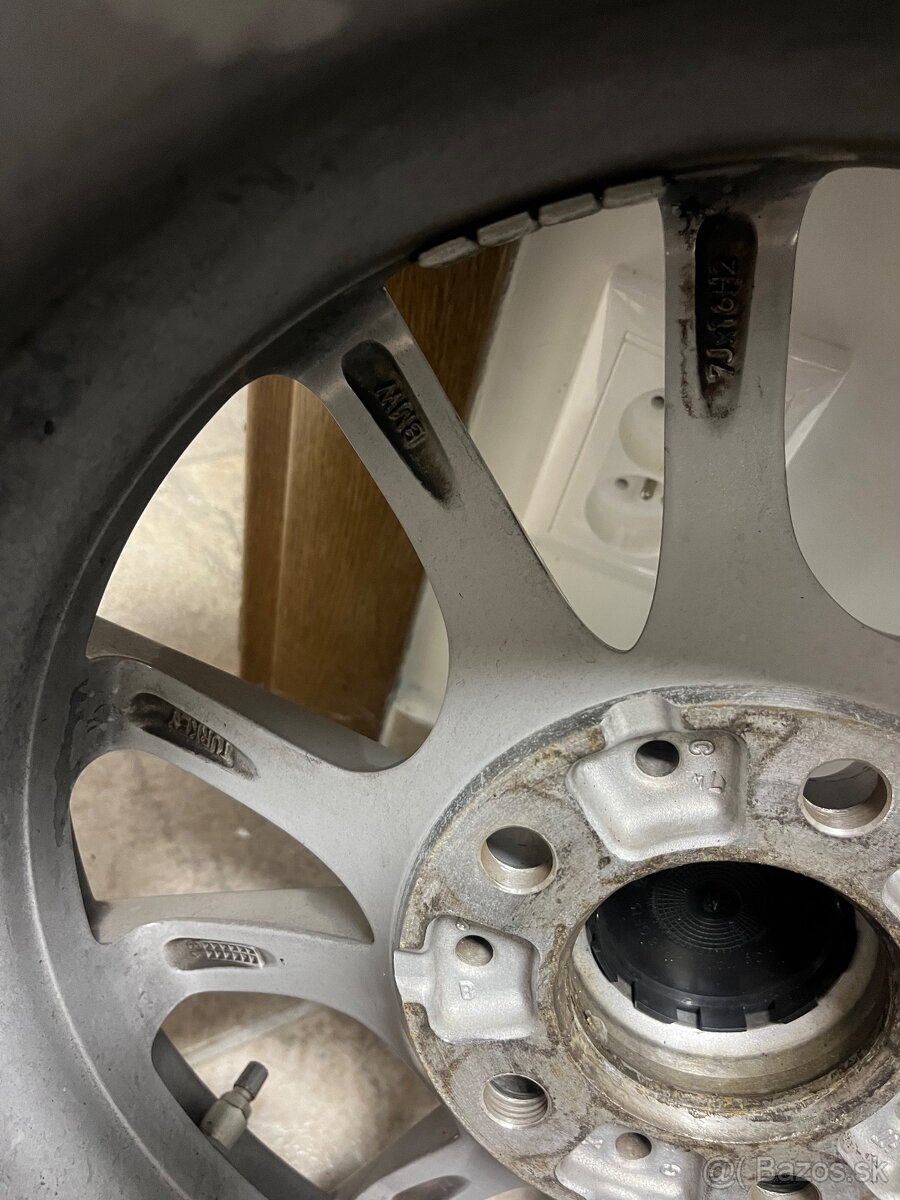 Bmw disky R16 5x120 + pneumatiky - 8
