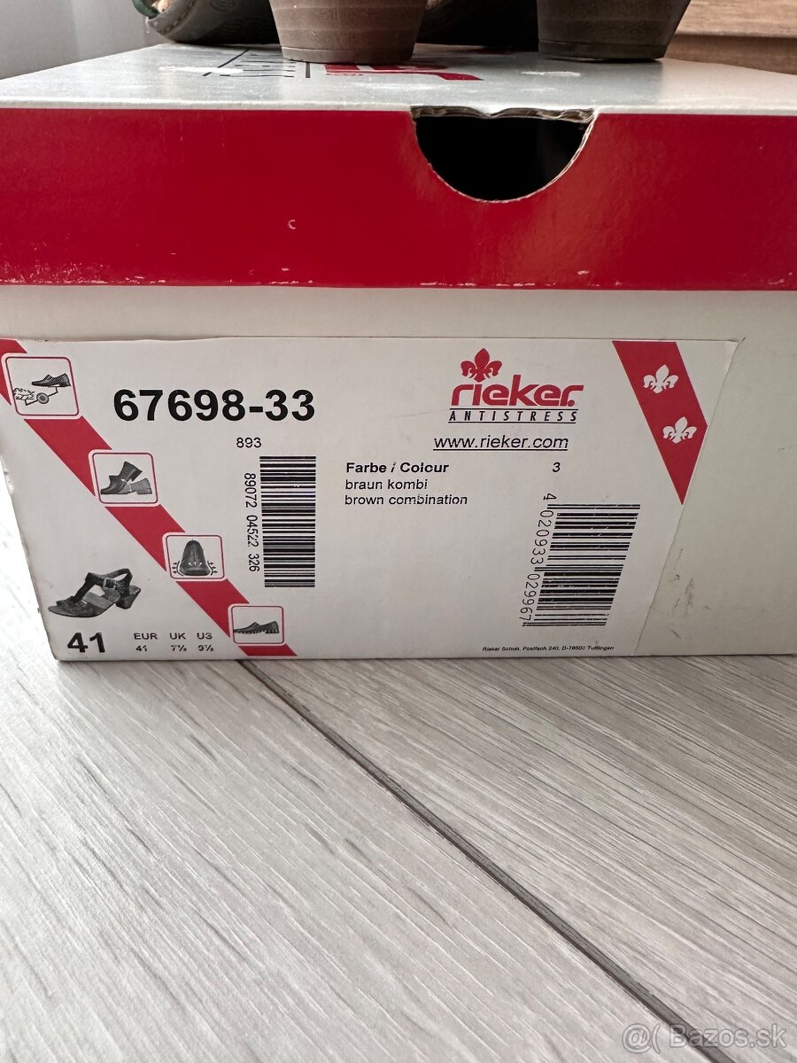 Damske Rieker antistress sandale vel.41 - 8