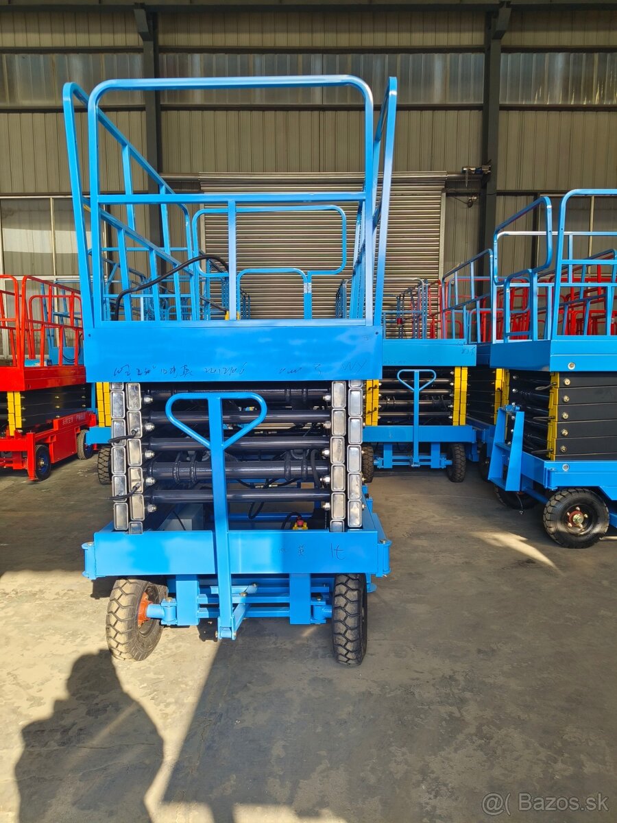 Nožnicová plošina - nepoužitá s hydraulickým zdvihom - 8