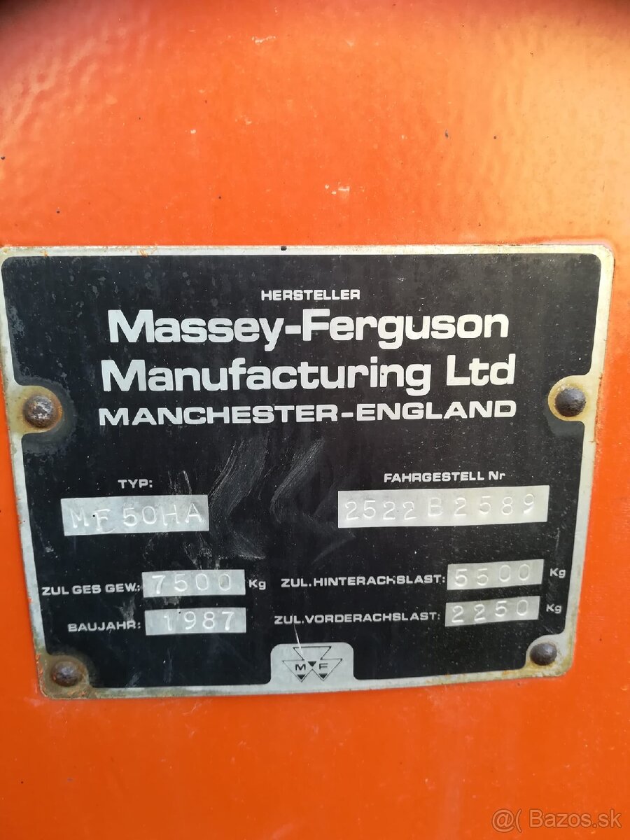 Traktorbager Massey Ferguson allrad 50HX - 8
