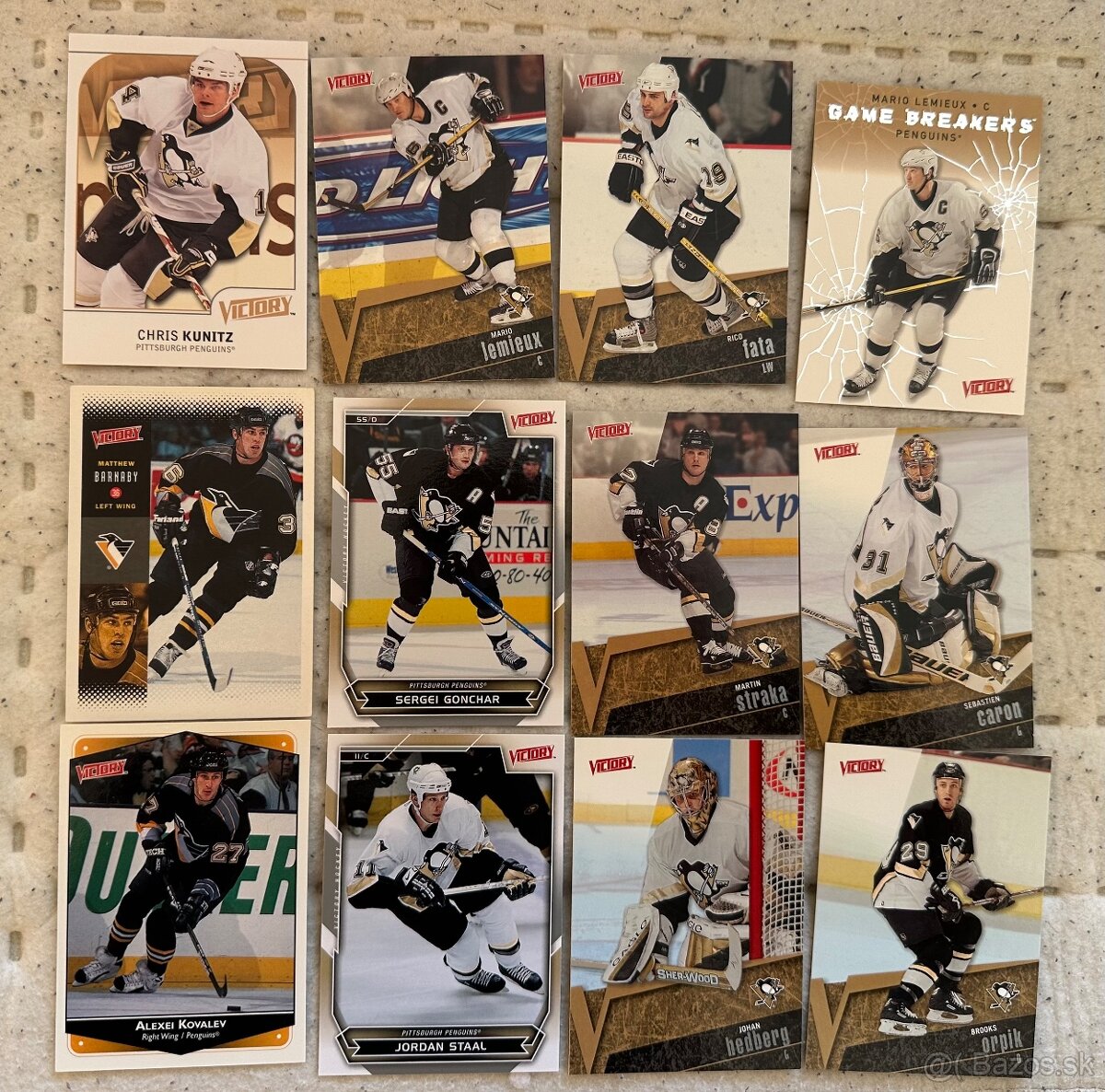 Predám hokejové kartičky Pittsburgh Penguins - 8