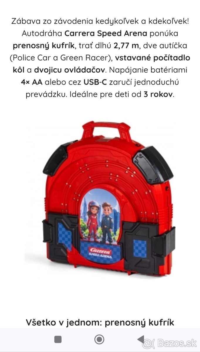 Detska cestovná autodráha Carrera - 8