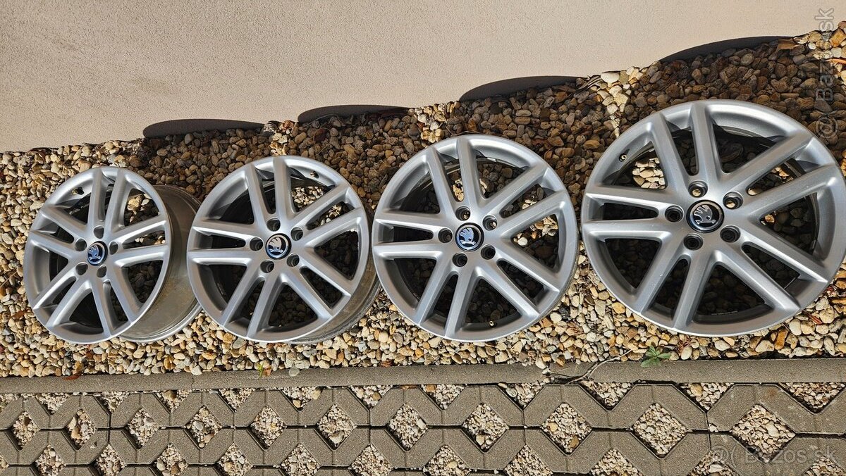 Originál VW disky 5x112 R17 - model - SIENA - 8