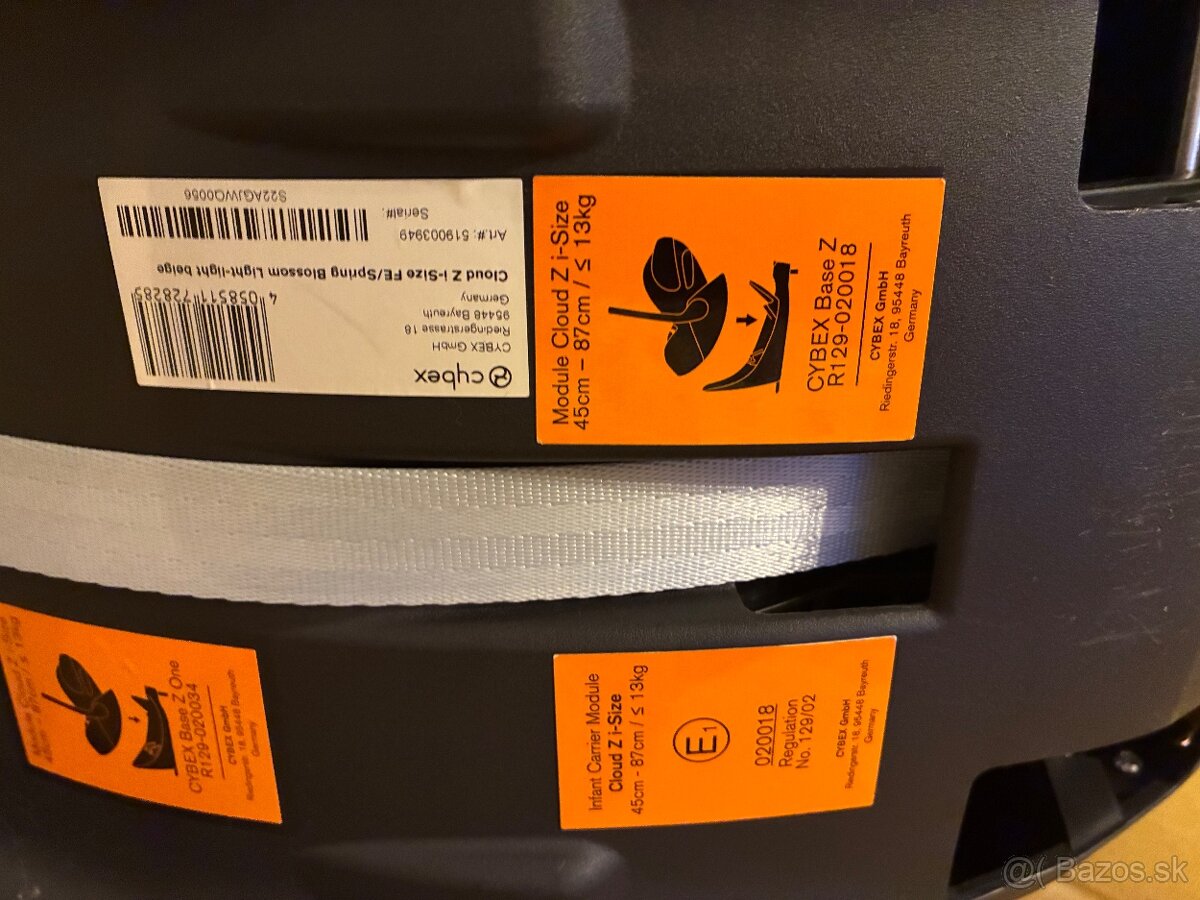 Vajíčko cybex Cloud Z-i size, spring blossom light - 8