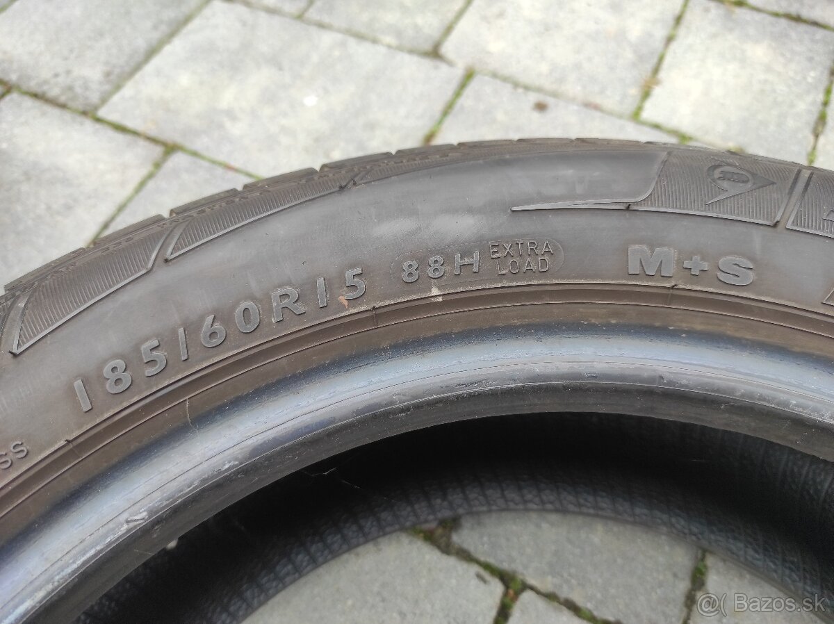 Celoročné pneu 185/60R15 Dunlop 4ks - 8