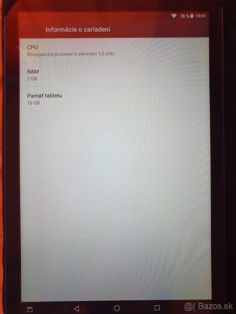 tablet Lenovo Tab 3 8" + puzdro, nab. kábel - 8