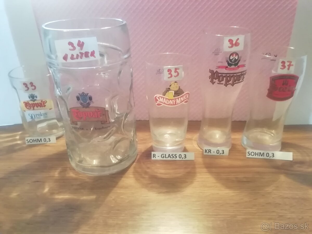 Pivove poháre slovensko - 8