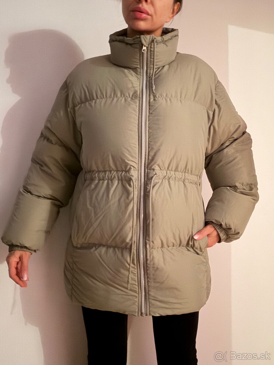 H&M Premium - nádherná perova bunda - PC 159,- € - 8