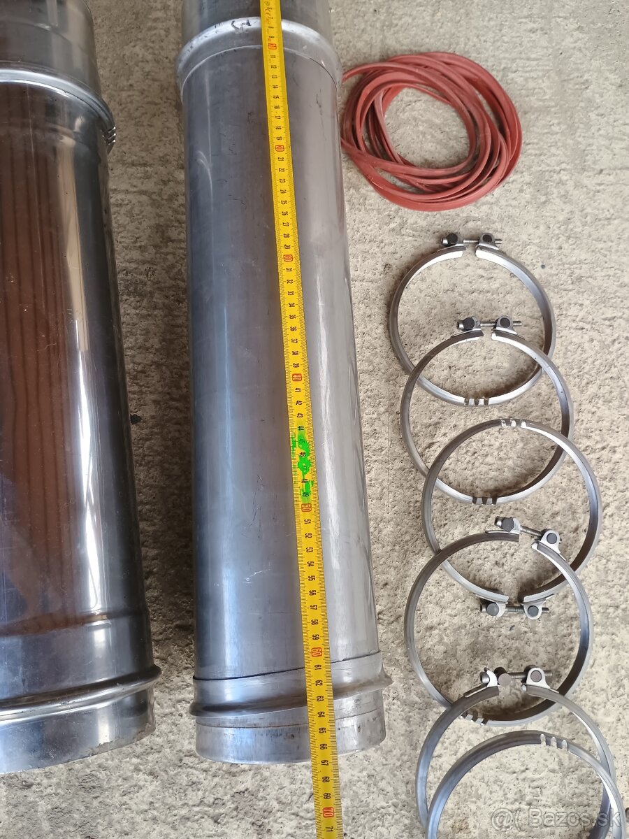 Nerezove rury priemer 150" - 8
