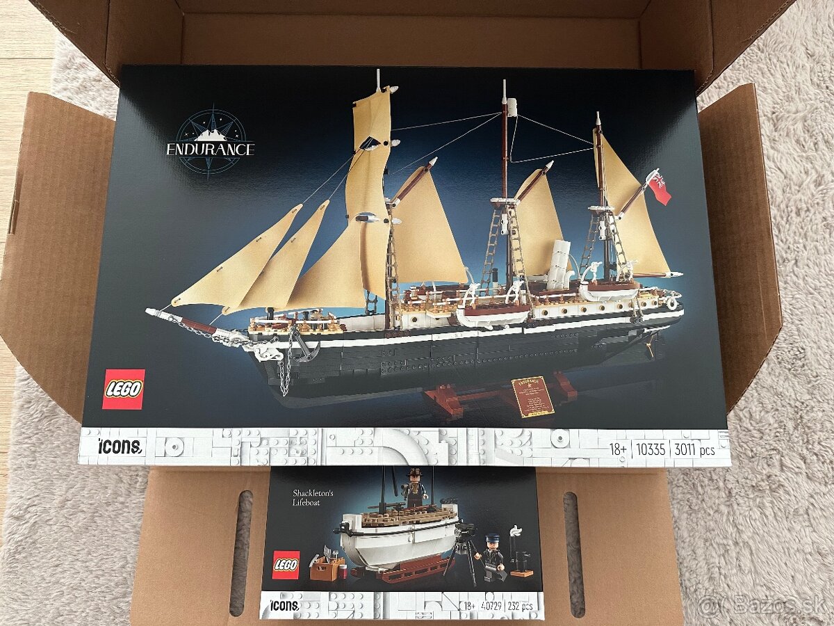LEGO® Icons 10335 Loď Endurance + 40729 Shackleton’s Lifeboa - 8