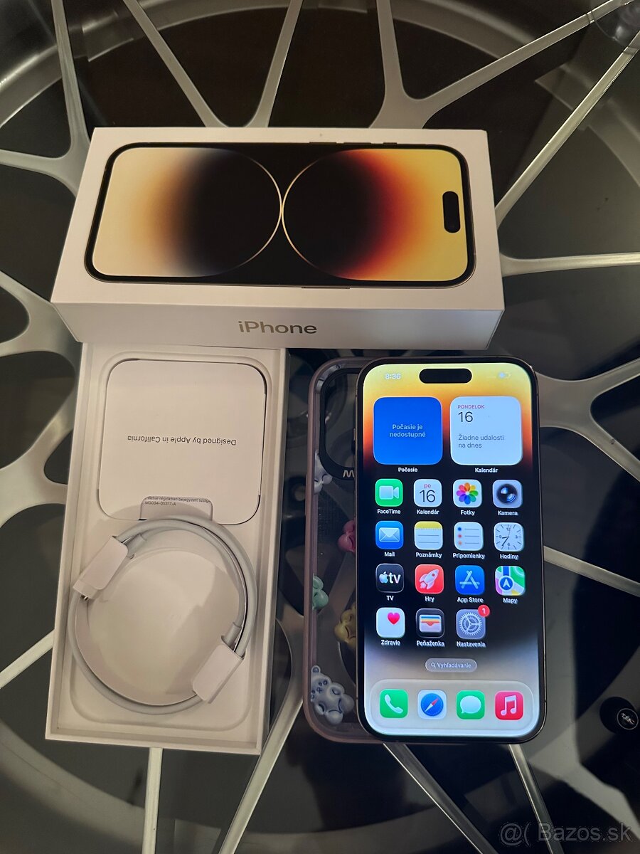 iPhone 14pro 128GB gold v TOP stave - 8