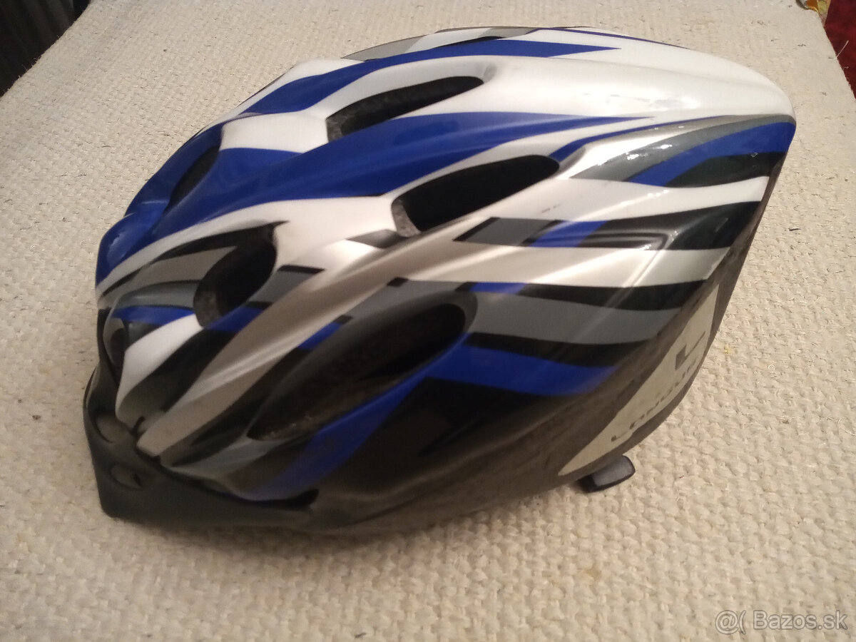 cierno-modro-siva cyklisticka prilba Longus - 8