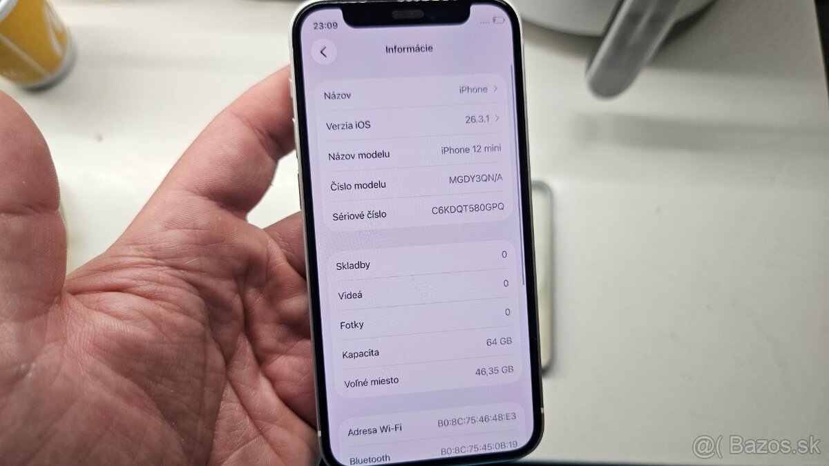 Apple iPhone 12 mini 64GB, batéria 92% - 8