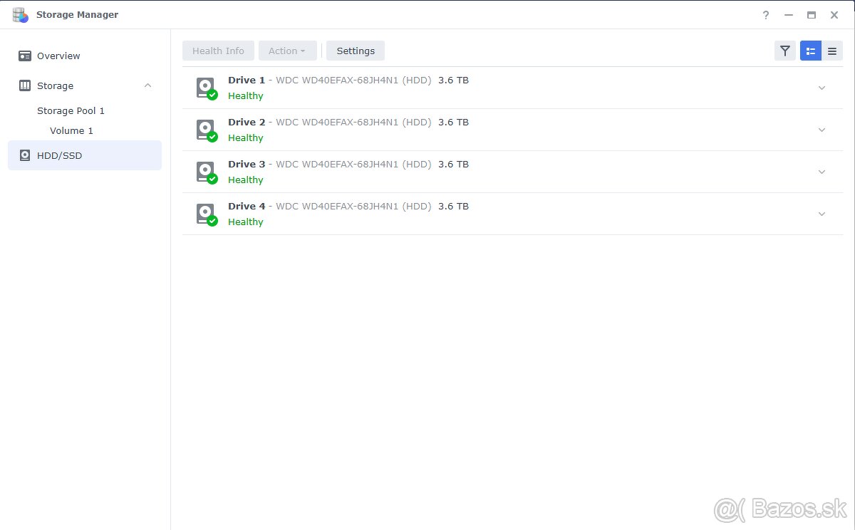 Synology DS916+ 8GB RAM 12TB NAS Cloud HDD - 8