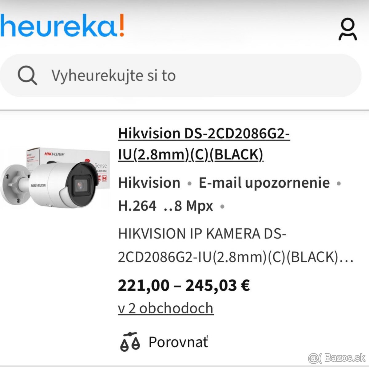 Hikvision 4K IP kamera DS-2CD2086G2 black - 8