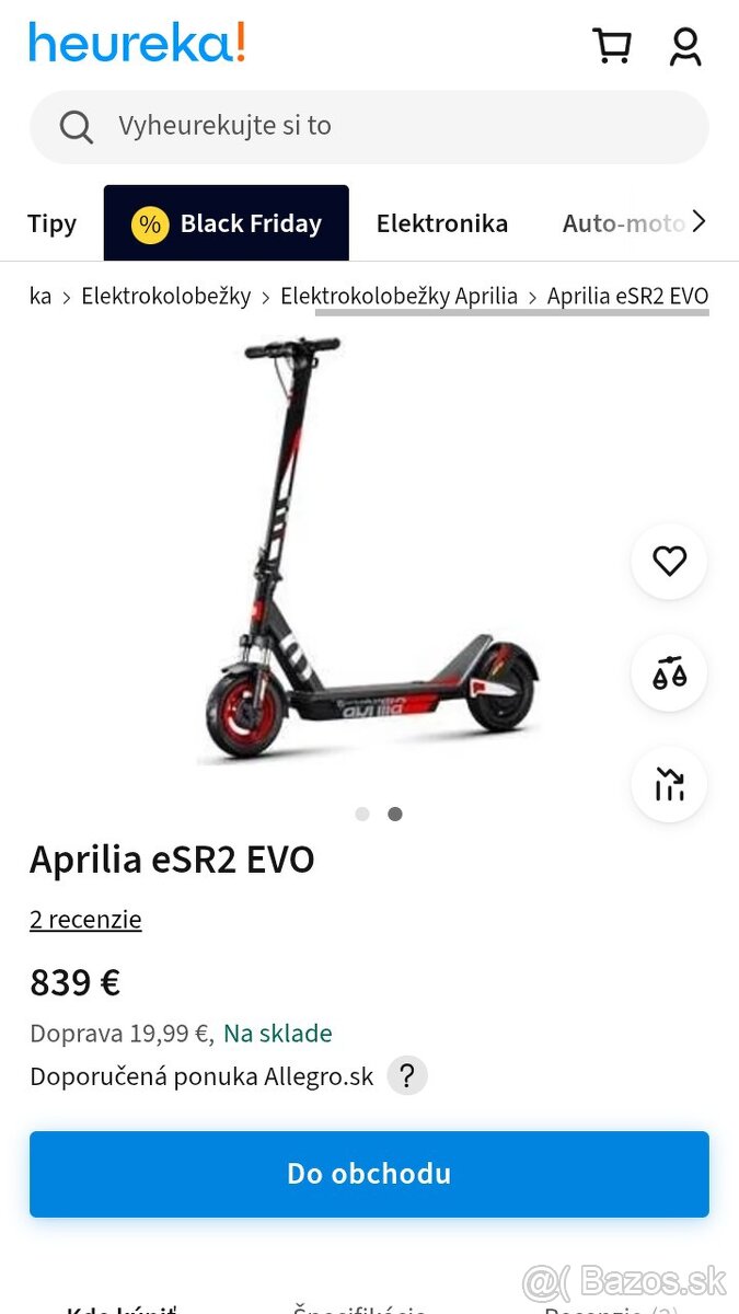 Elektrická Kolobežka Aprilia eSR2 EVO - 8