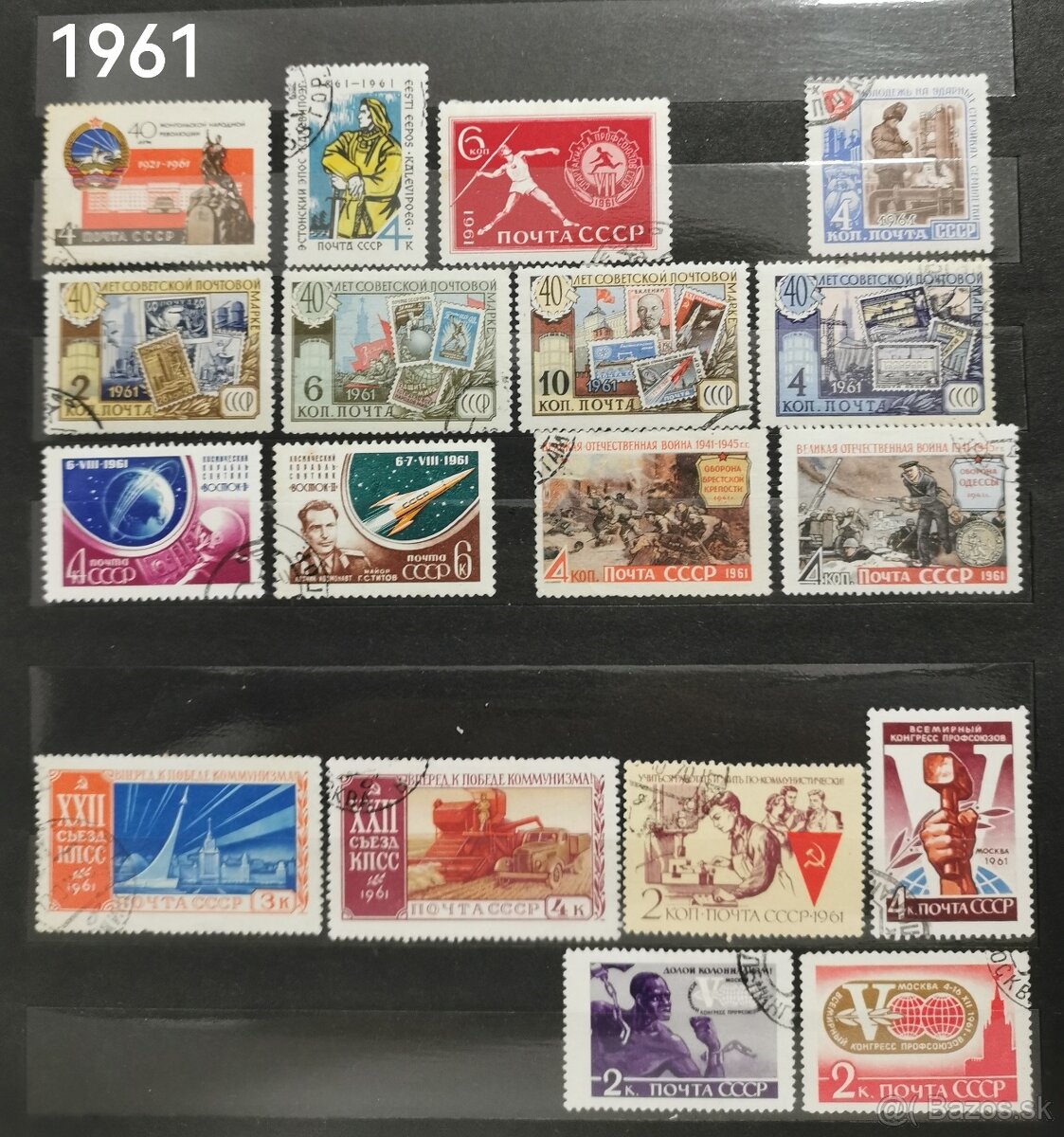 Predám poštové známky ZSSR - REZERVOVANÉ - 8