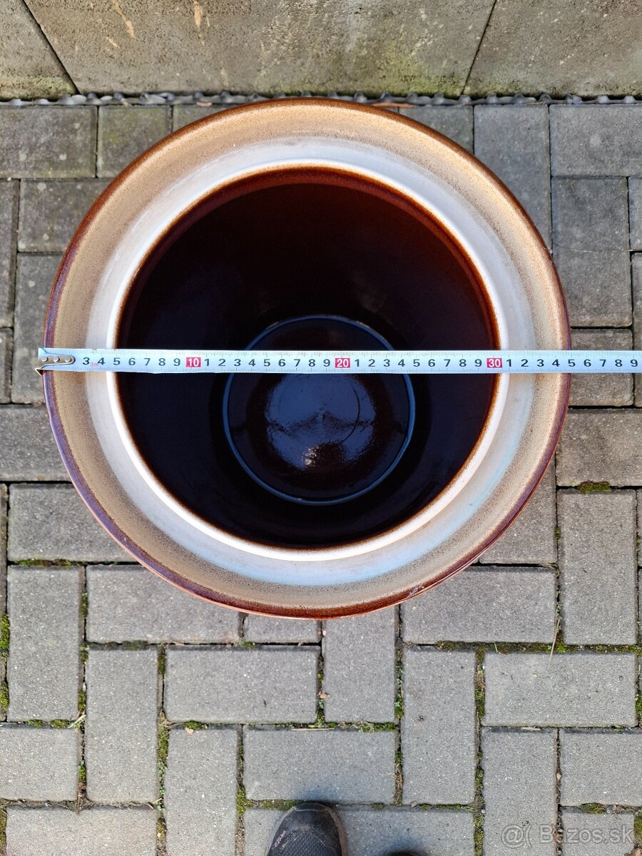 Keramický sudok na kapustu - 8