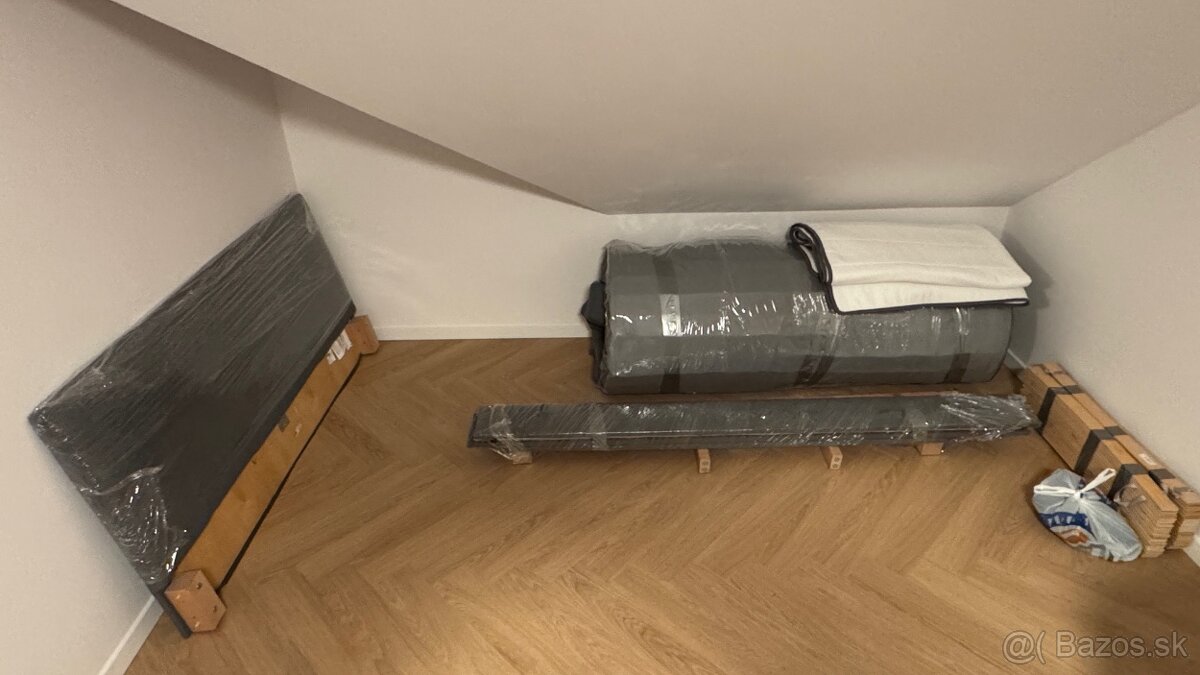 Ikea manželská posteľ s matracom 160x200 - 8