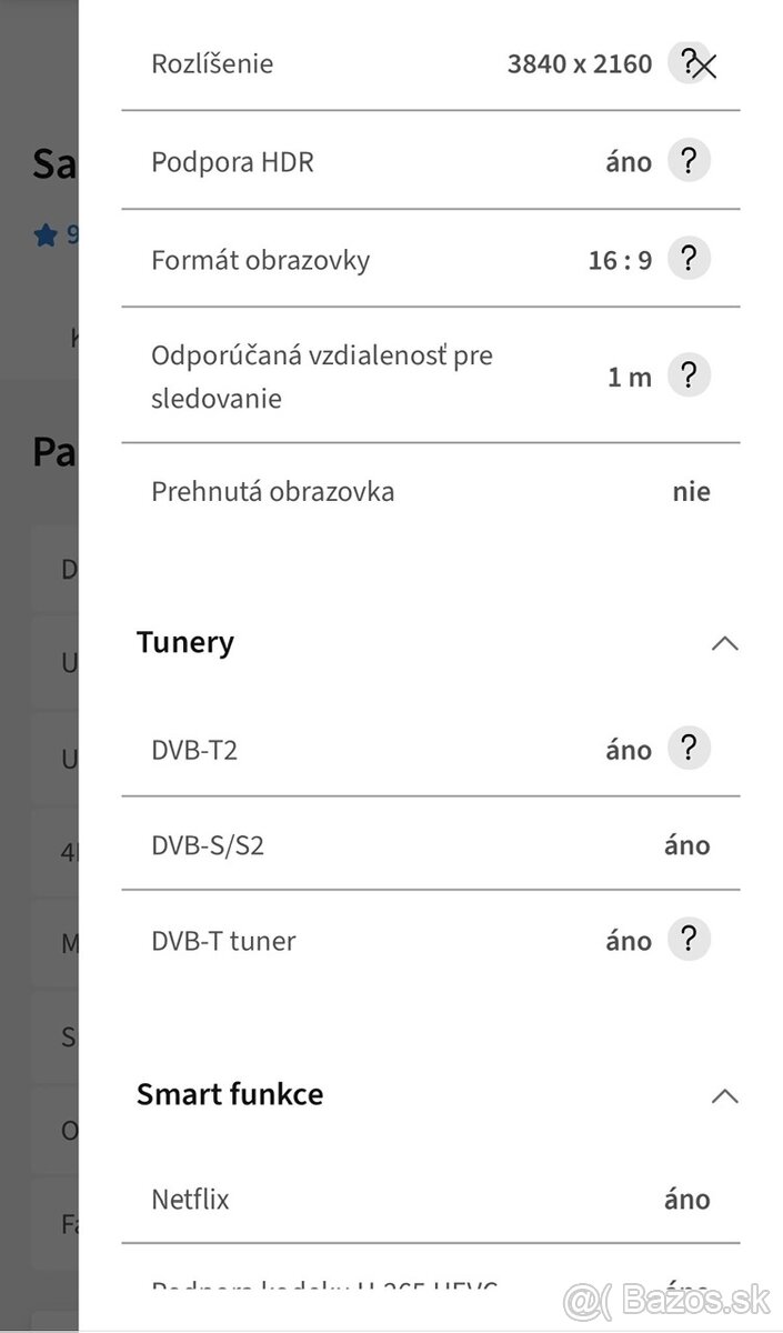 Samsung QLED 50” 4K UHD - 8